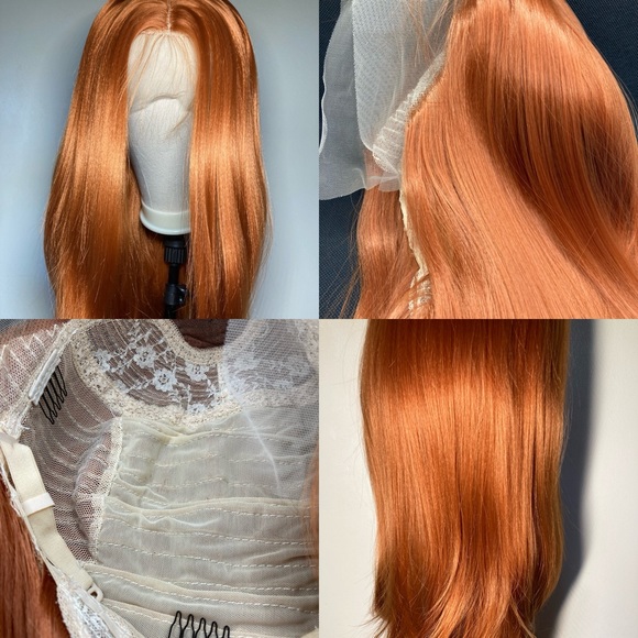 Copper Red Lace Front Wig - Picture 3 of 5